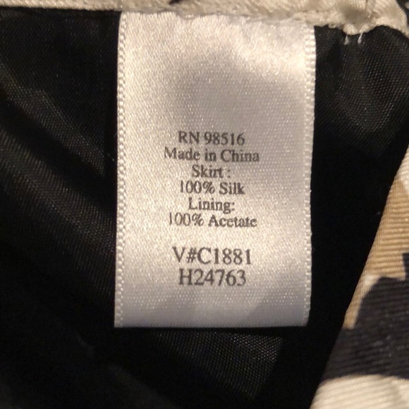 Coldwater creek PS silk floral print full skirt - Picture 5 of 5